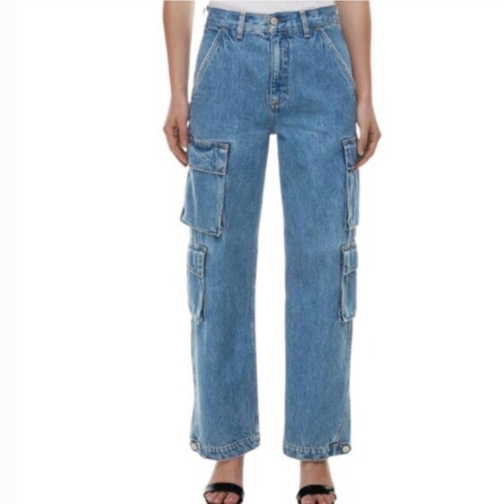 Denim Aritzia forum Millie high rise cargo jeans